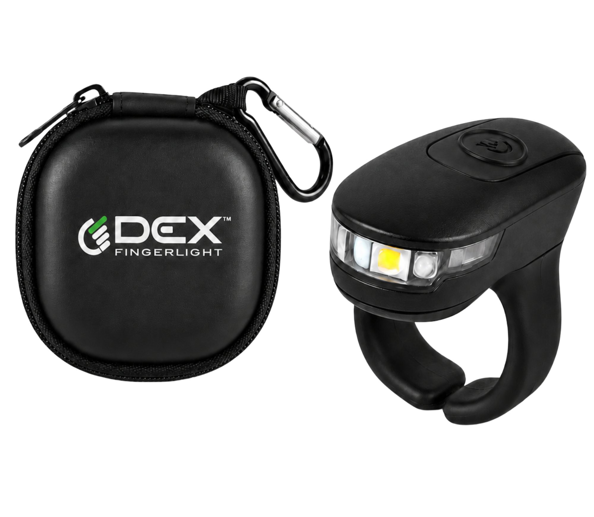 DEX FingerLight single pack: one light with its carrying case
