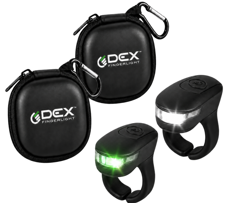 DEX FingerLight 2-Pack with two protective cases